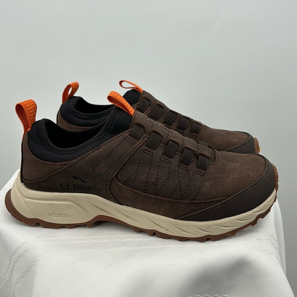 L.L. Bean Trailfinder Waterproof Slip-On Hiking Shoes, Size 7. NWOT